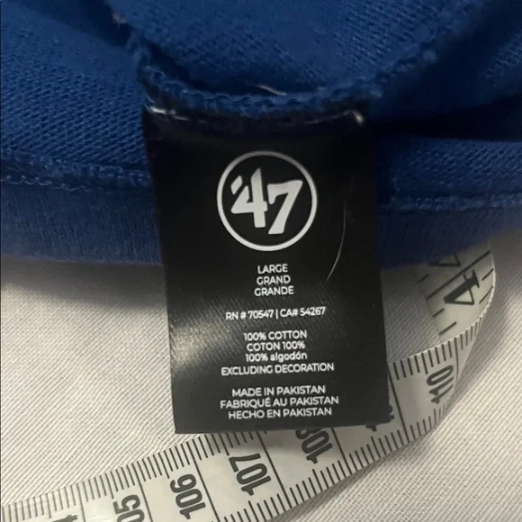 Blue and White NY Giants Sweatshirt - Picture 5 of 5